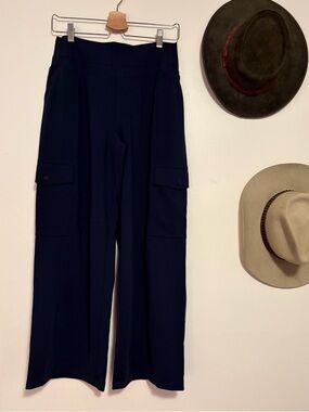 Athleta Navy Brooklyn  Heights High Rise Cargo Pants